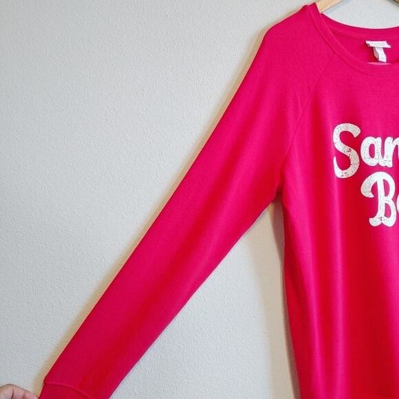 Isabel Maternity by Ingrid & Isabel "Santa Baby" Top Sz Maternity L - Picture 3 of 8